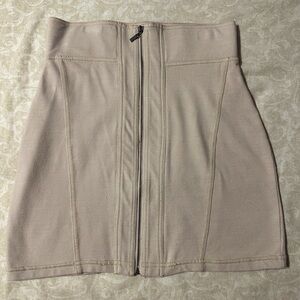 Kensie Girl Tan Mini Pencil Skirt for Casual Wear